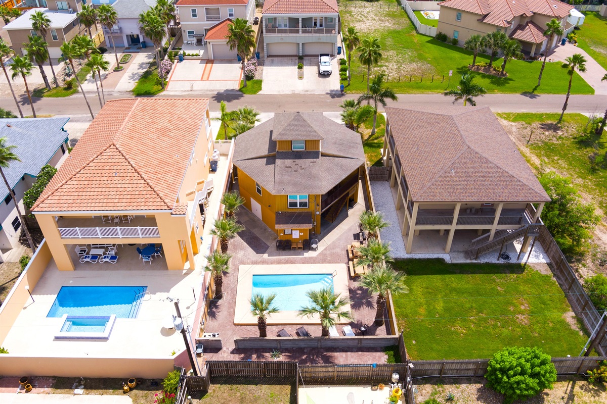 Aerial view of The Octagon