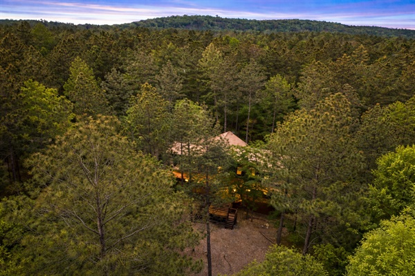 Where the forest meets the sky, your hidden getaway.