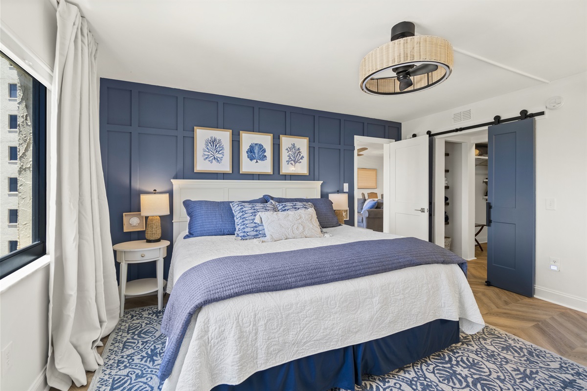 Sophisticated Primary Bedroom