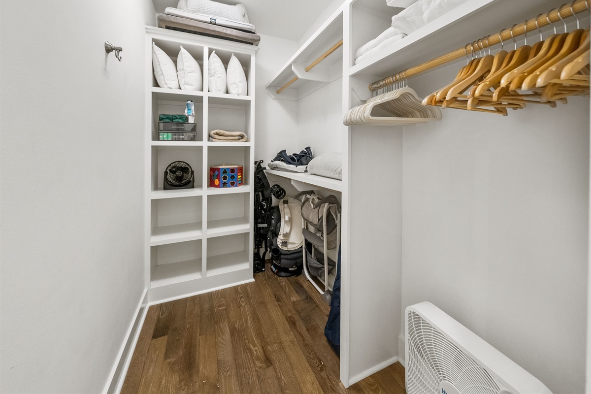 Downstairs Master Bedroom Closet