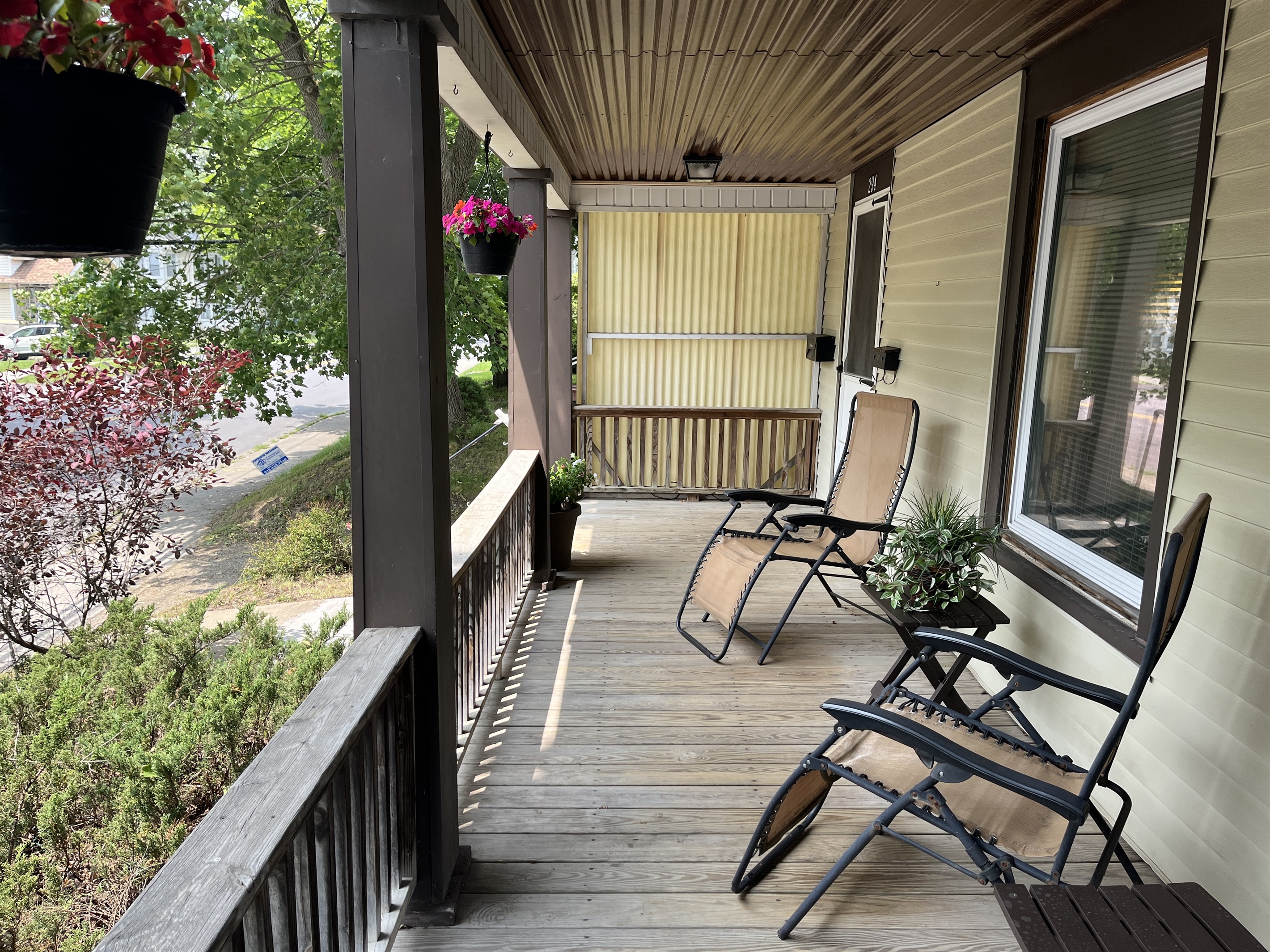Front porch at 294 Chestnut