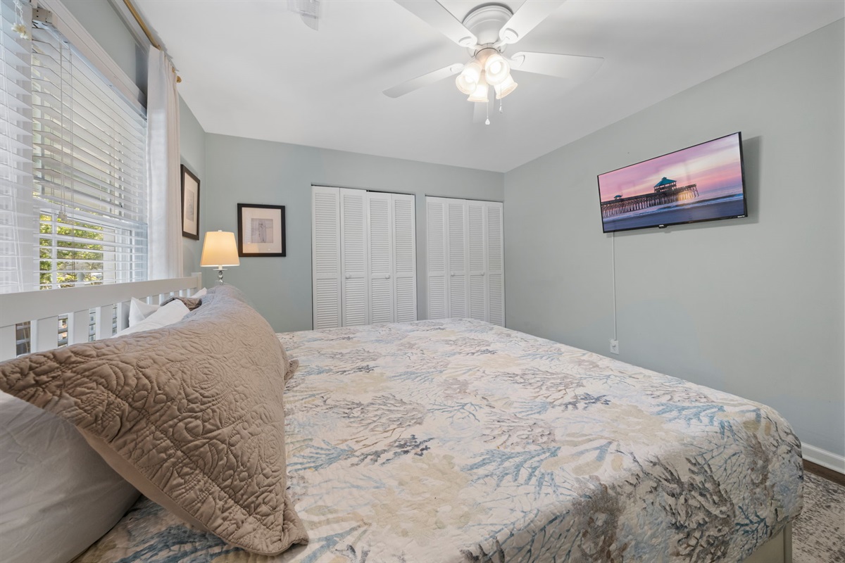 King Bedroom 2 | IOP Escapes Beach Blessing | 3705 Hartnett Blvd, Isle of Palms, SC