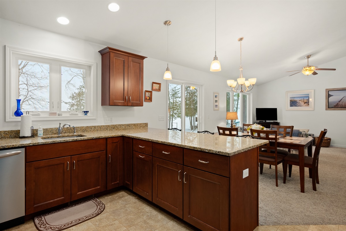 Kitchen and dining area 