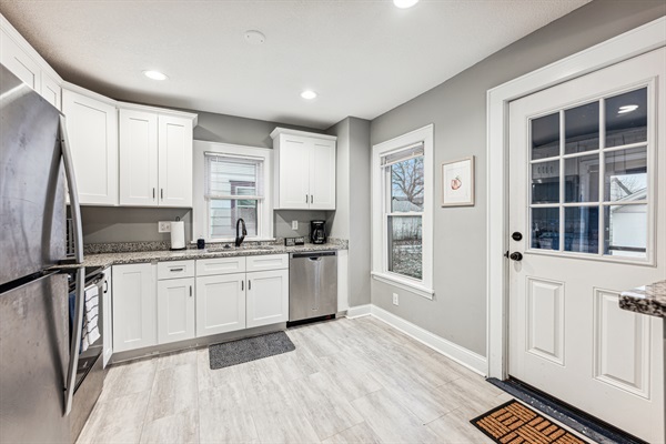 Open concept kitchen