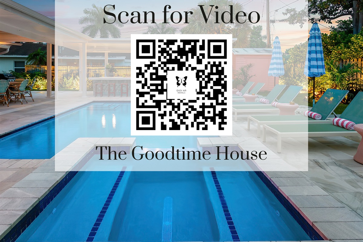 Scan the QR Code for a walk-through video of the house.
