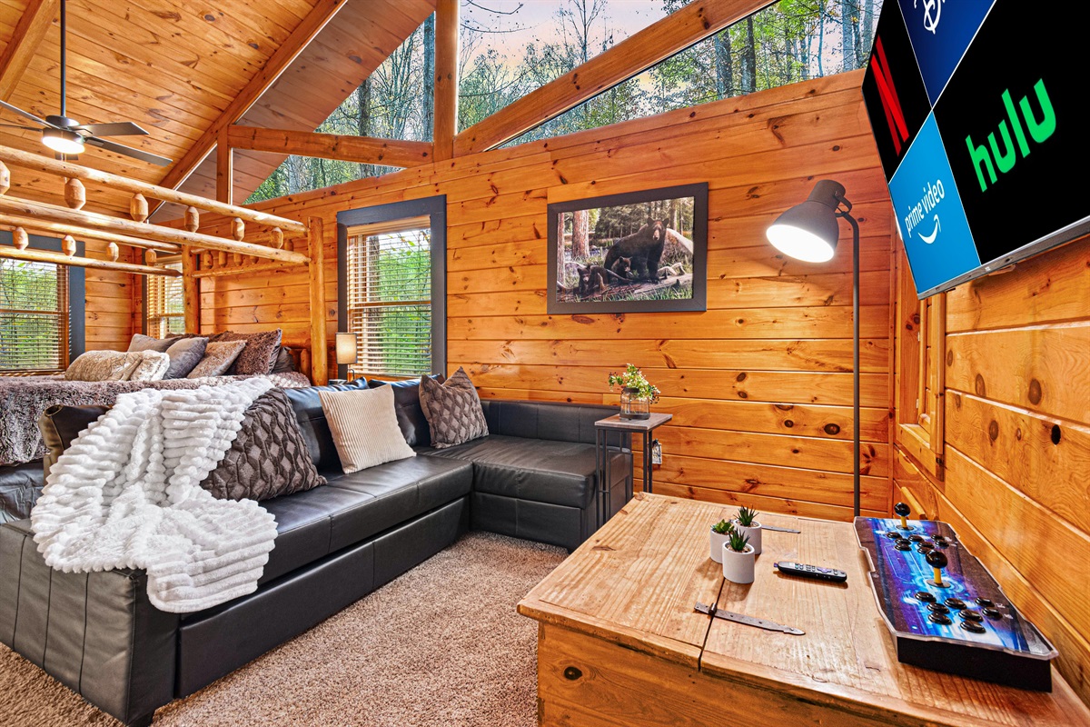 Movie theater area of this Master En-suite