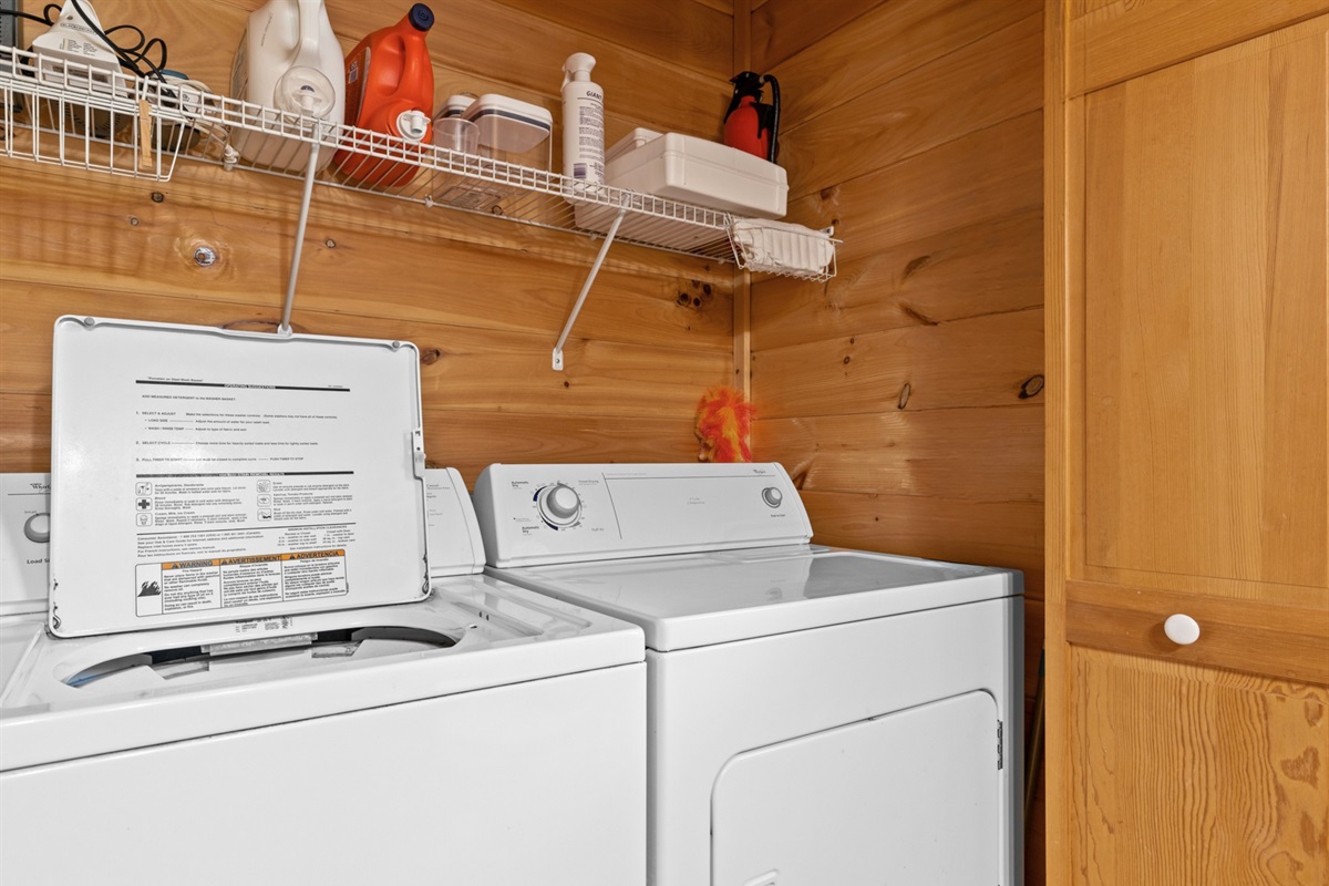 Fresh mountain air, fresh laundry... your stay, stress-free!