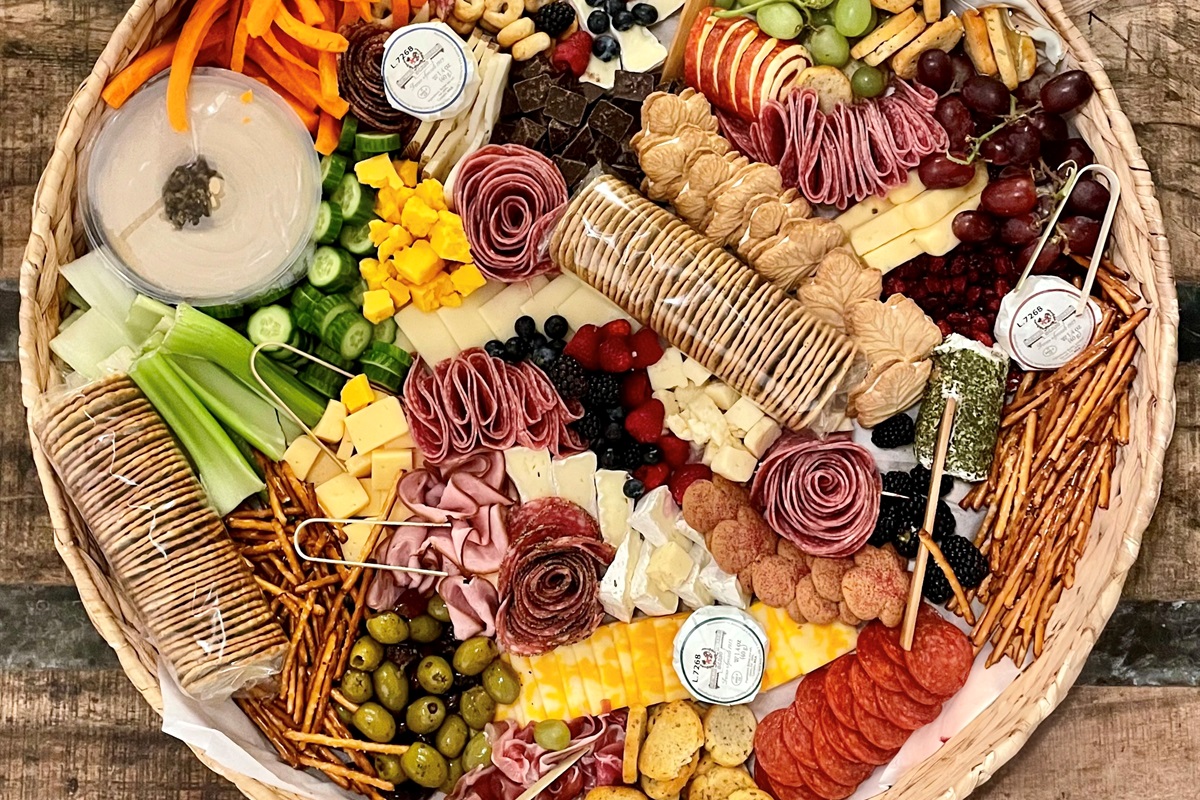 a charcuterie board, or...(you name it)