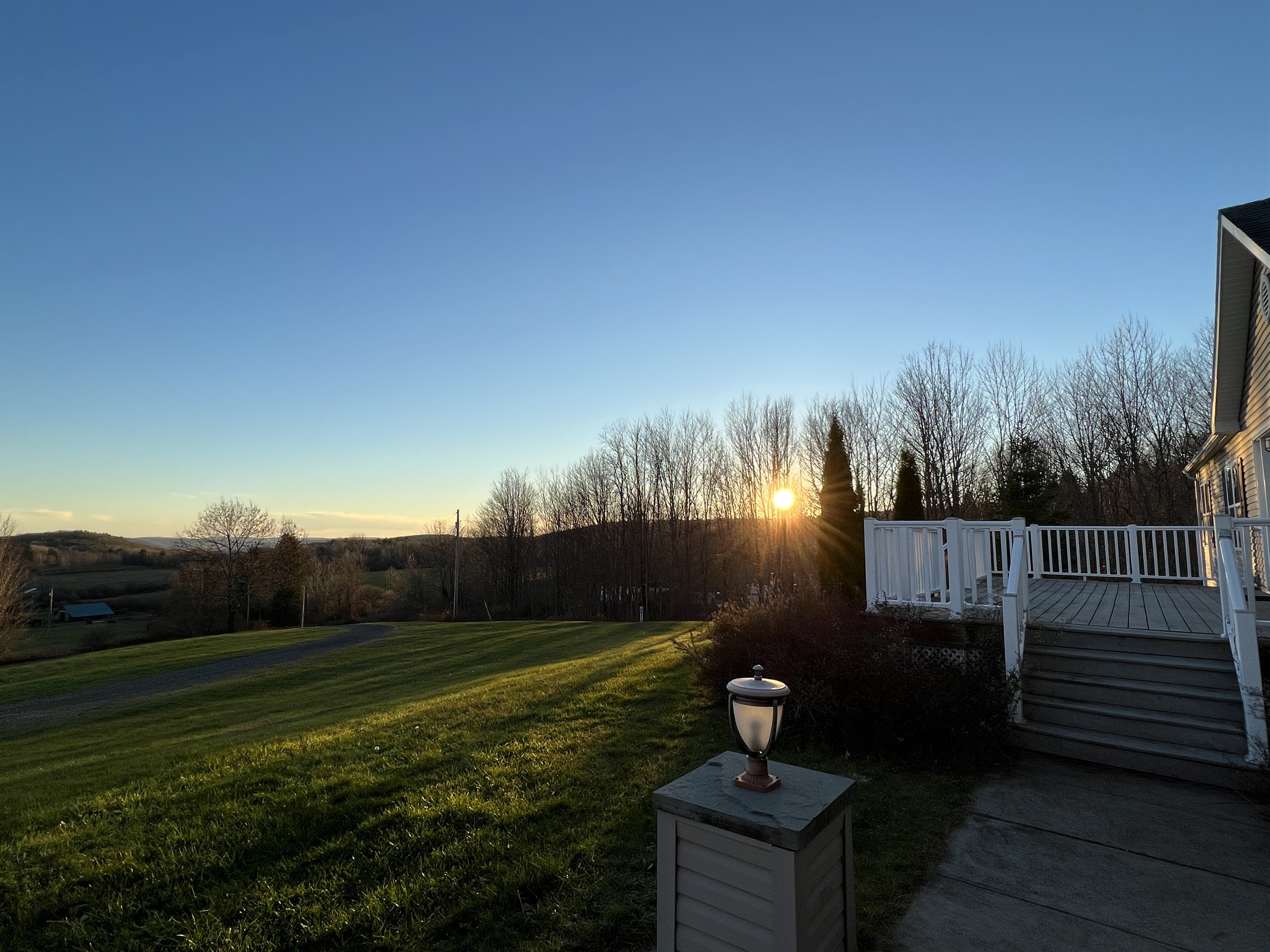 Golden hour at Bucks Run