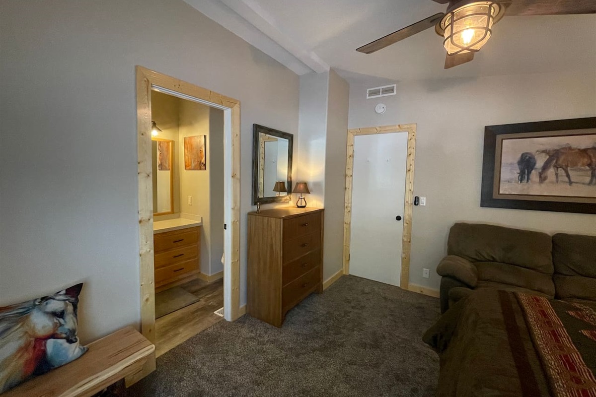 Remodeled Master Bedroom #1 and Bath Entry