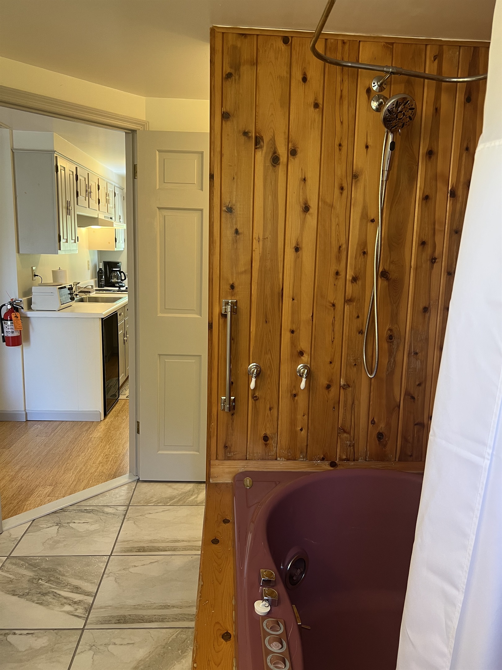 Bathroom with jetted tub/shower