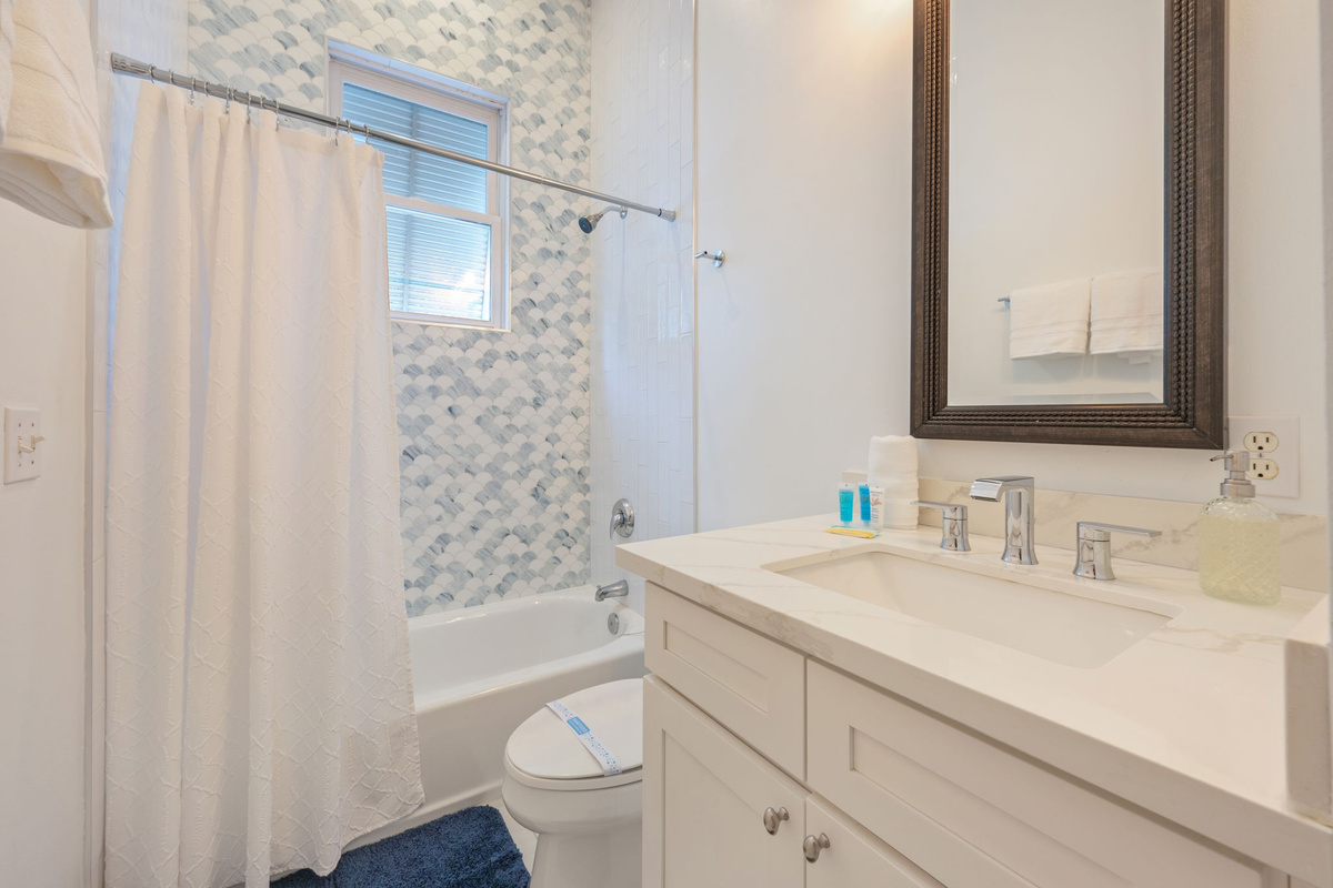 Updated bathrooms