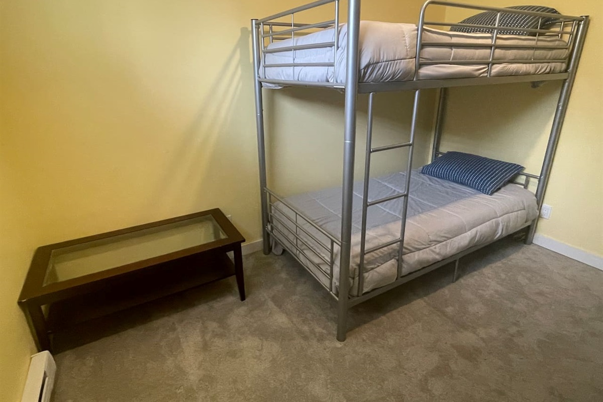 Bunkbeds in the separate Bunkhouse