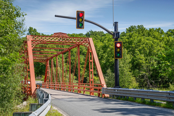 Walk to historic Delhi Bridge over the Huron River