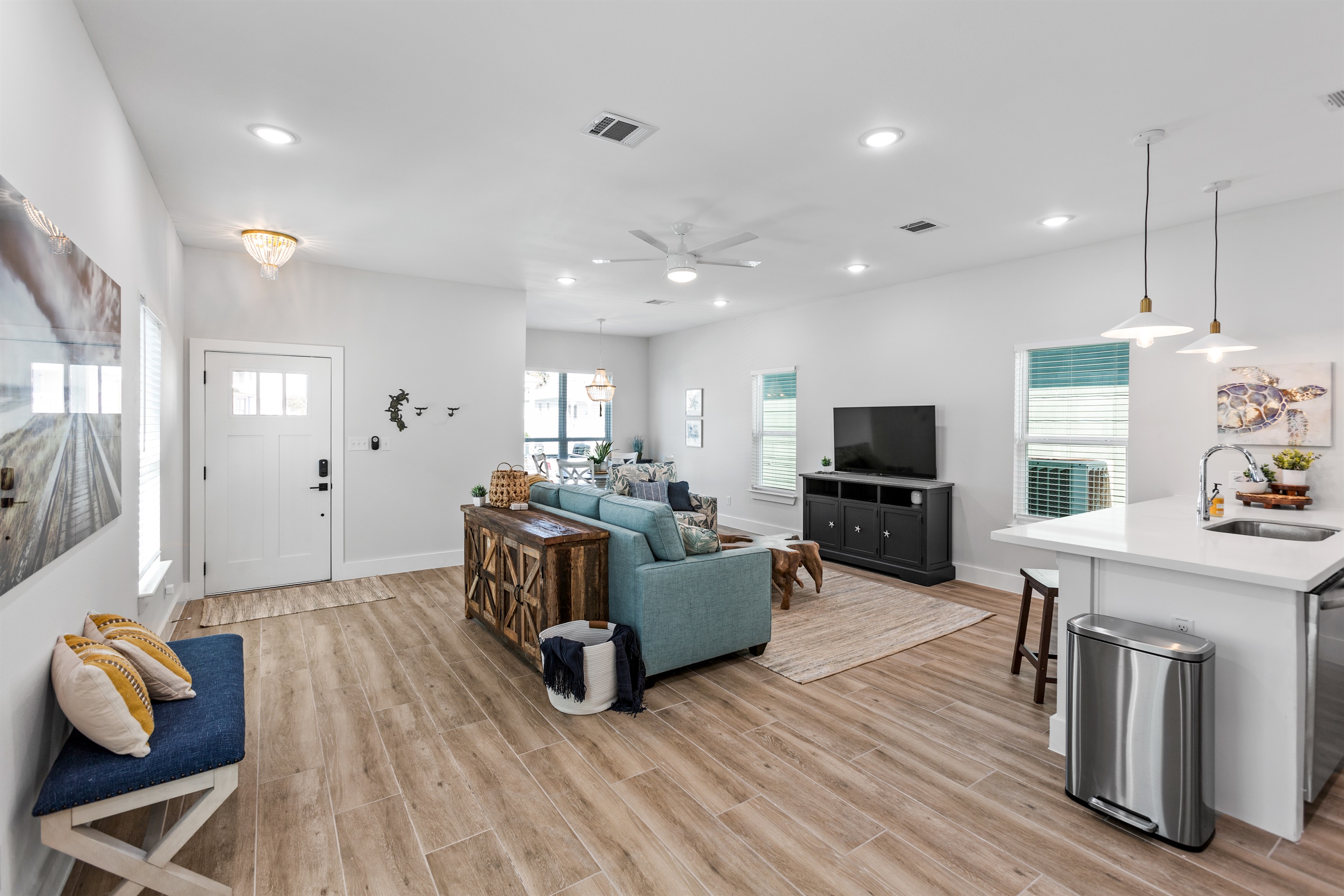 View from the back hall.