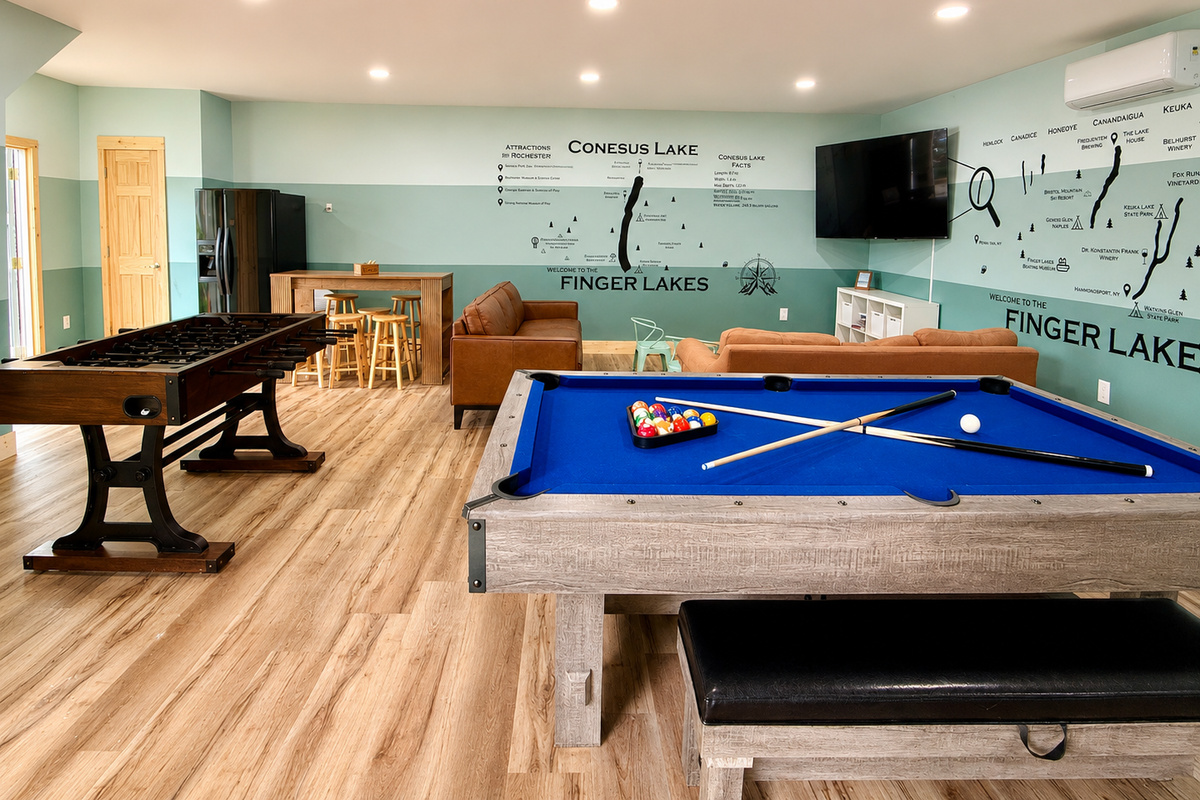 Gameroom! Opens to Pool and Lake Views!