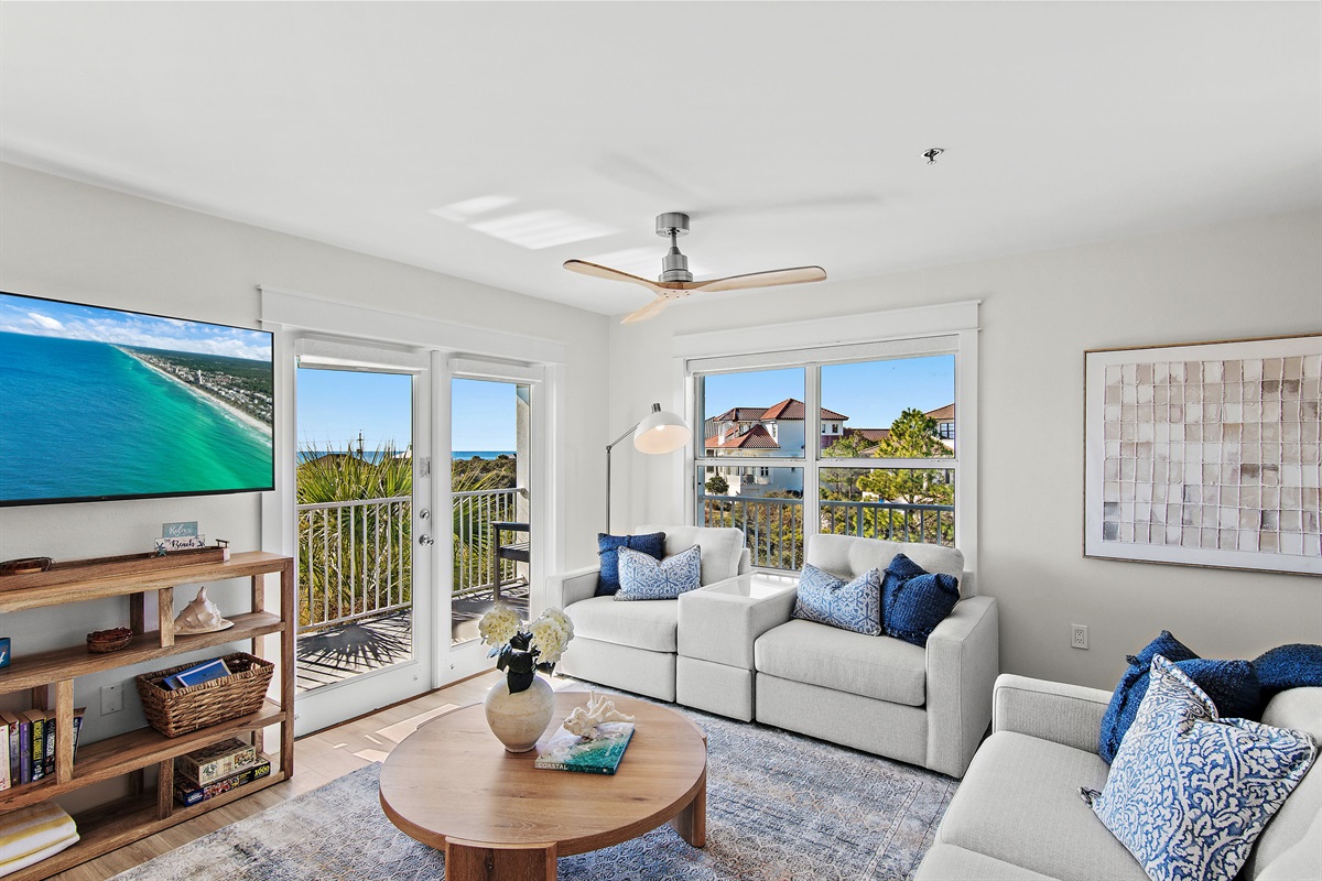 Beautiful furnishings in Living Room
Views from the West