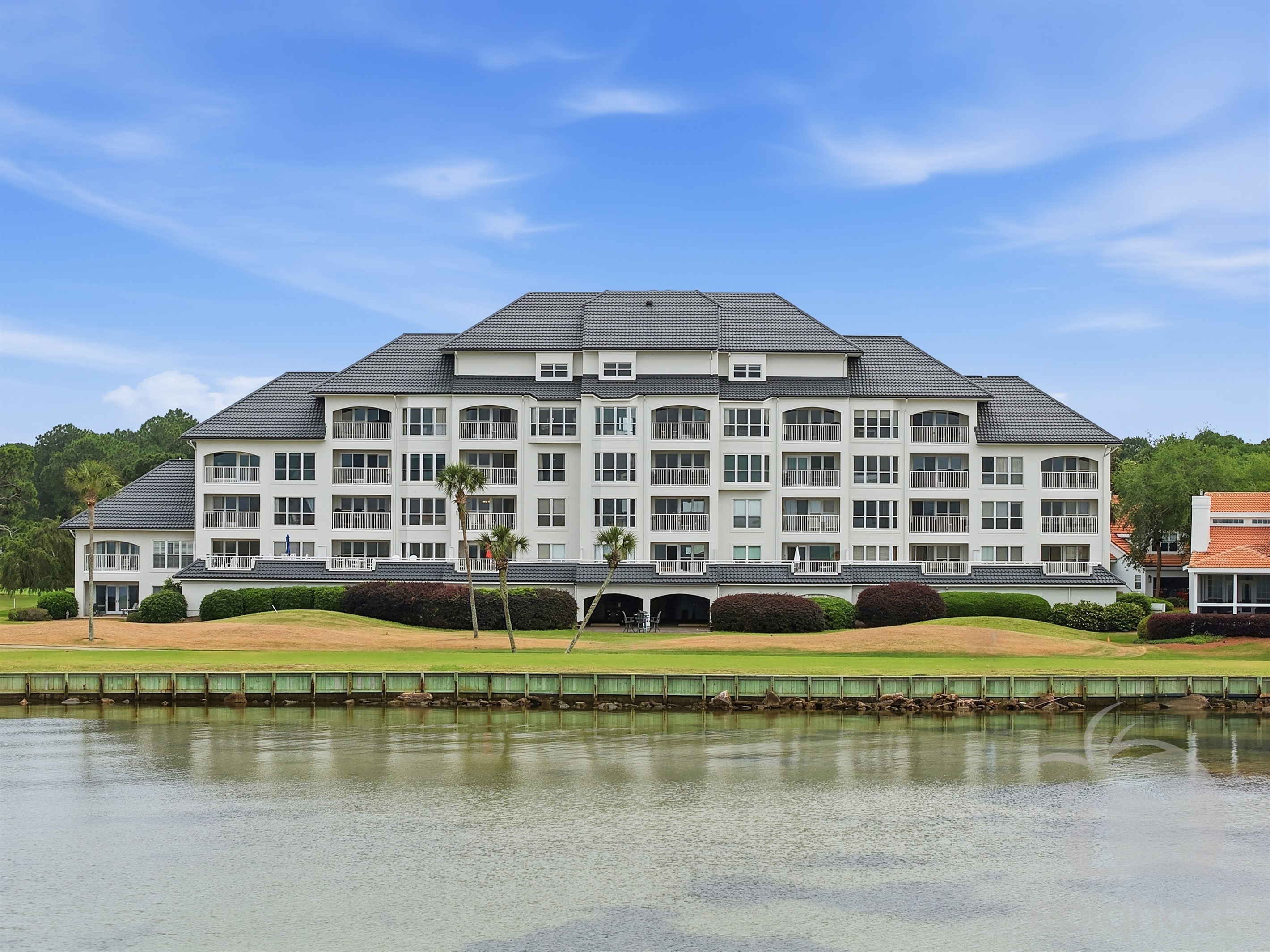 The Players Club building from the bay