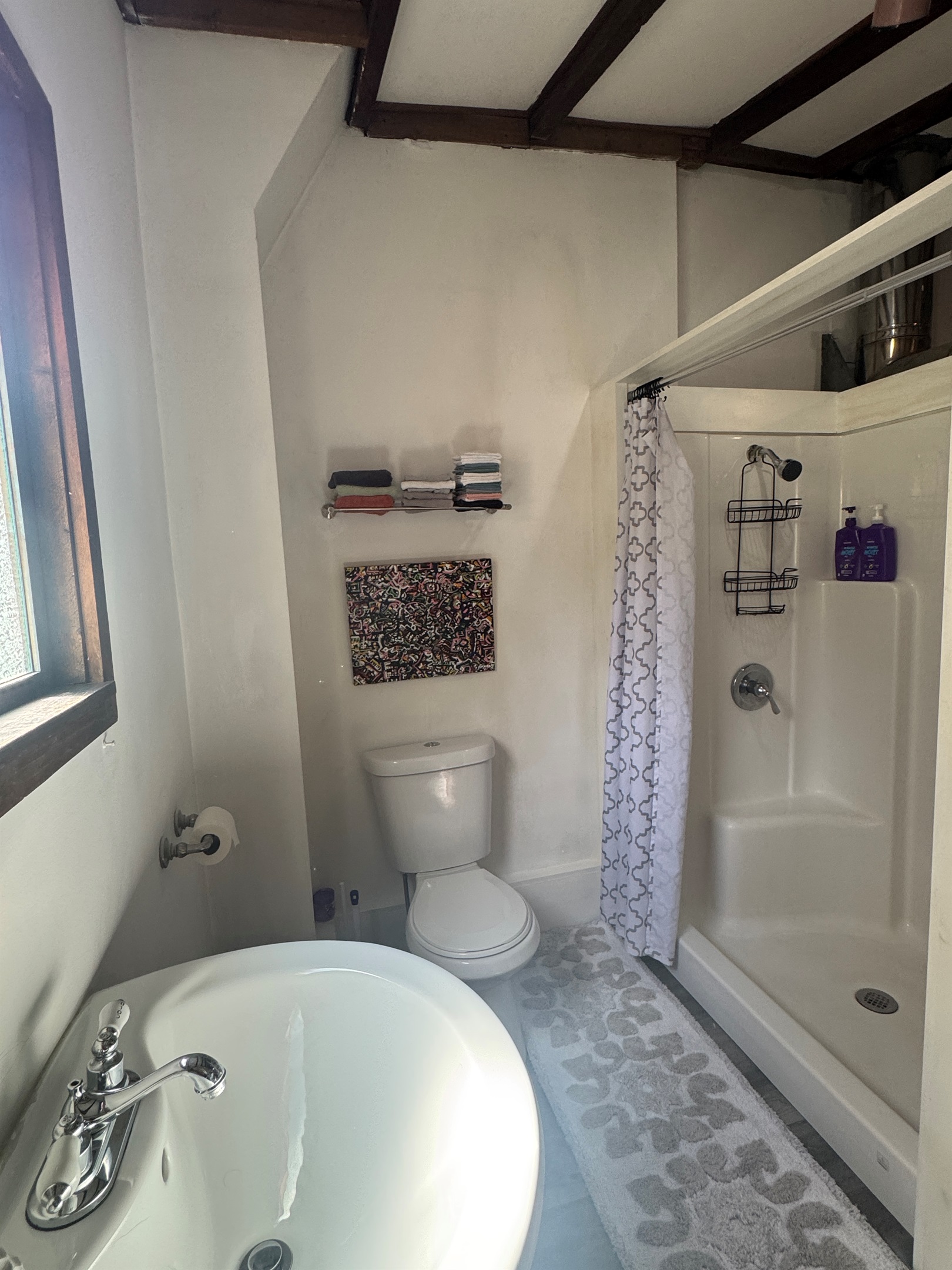 1st floor bath w/ shower off laundry room