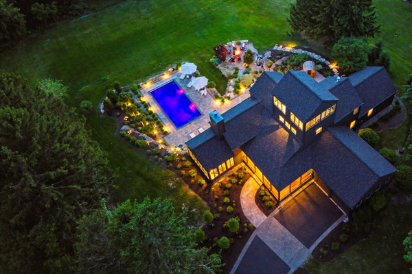 Your own hilltop. Pool, sauna, hot tub, fire pit, and not a worry in sight. 