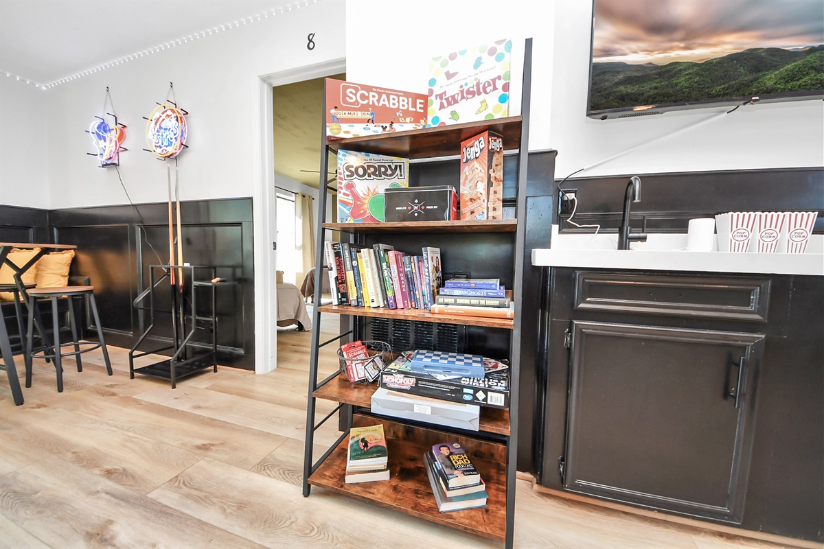 Plenty of board games sure to please the whole group!