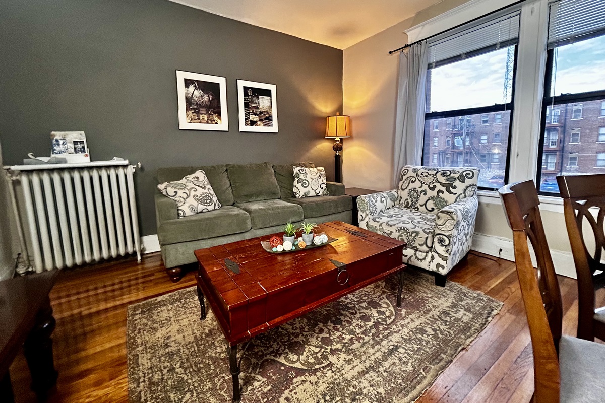 Relax with your family in this large living/dining room