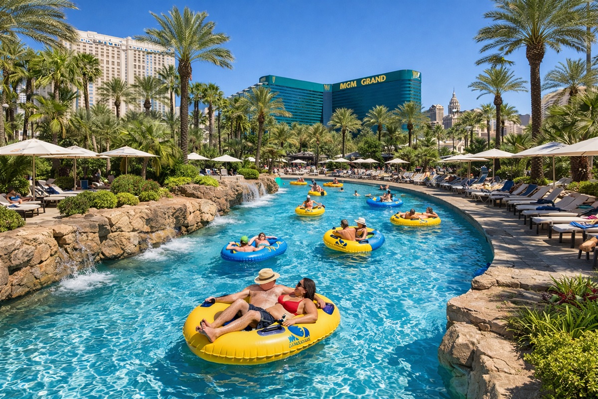 Drift away into vacation around the lazy river and sink in to vacation🌴