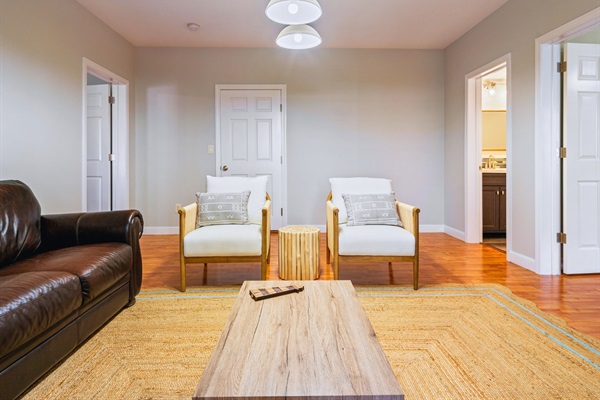You’ll find everything you need in our living room!