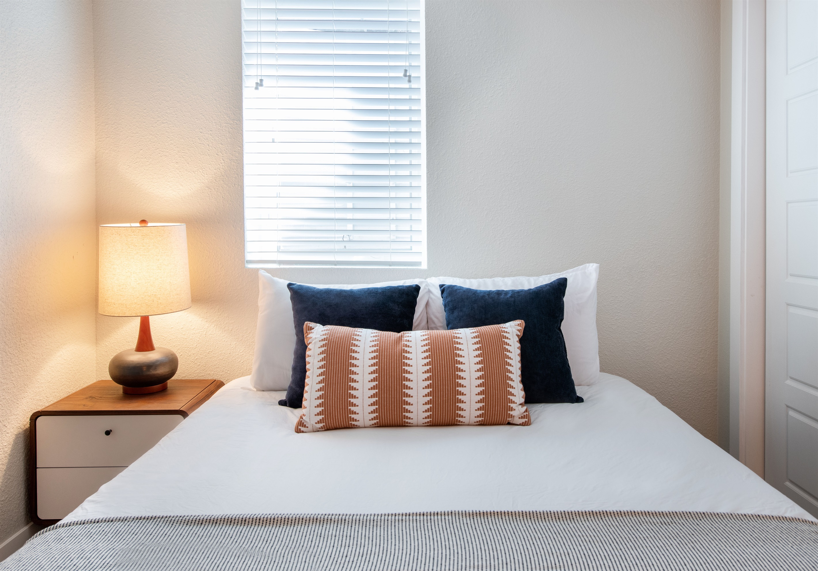 Plenty of natural light in bedroom