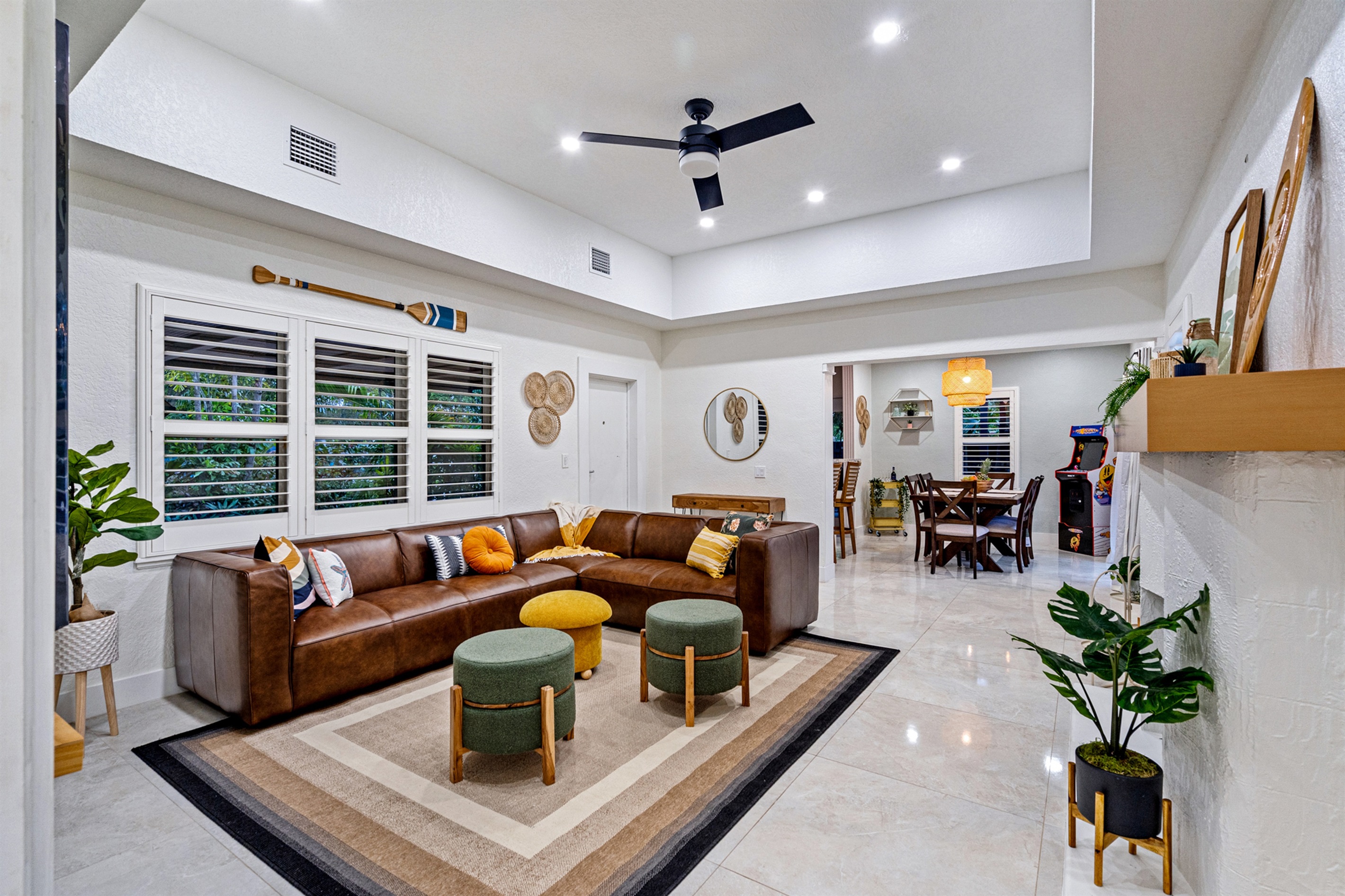 Luxury seating for the whole crew — no bad seats in this house 🛋️