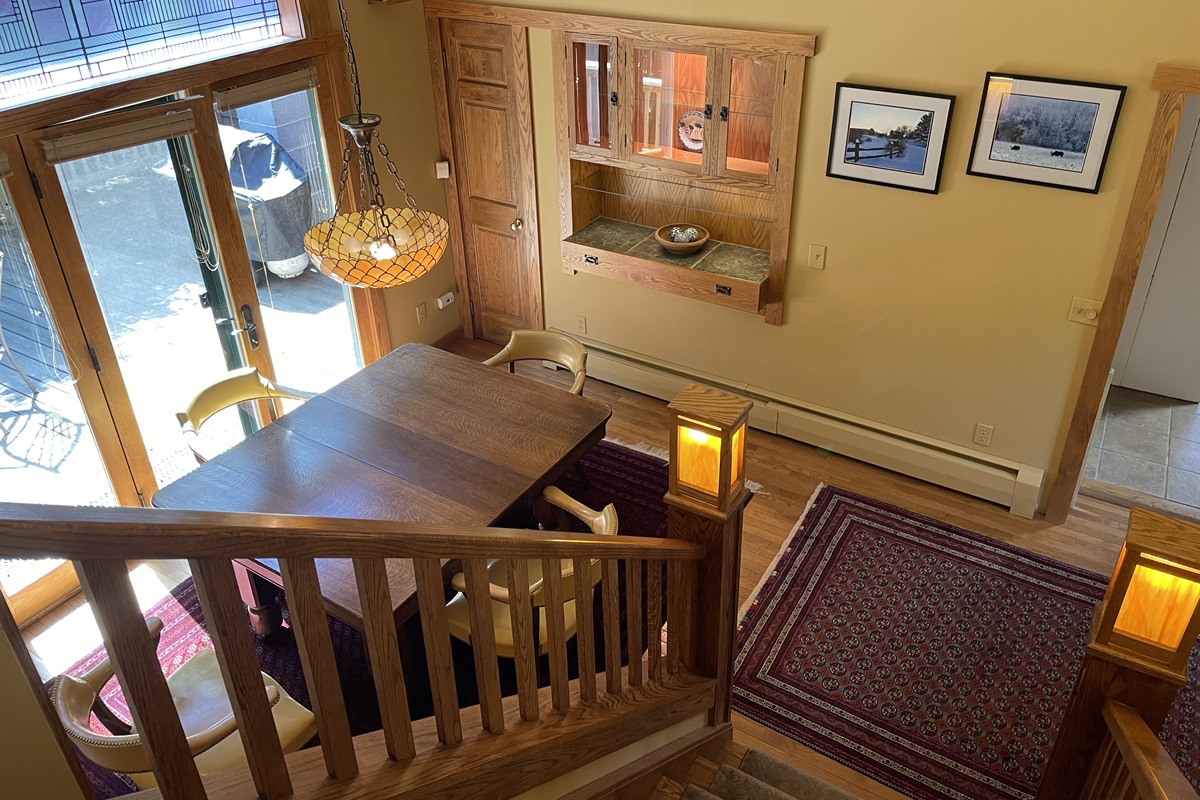 Dining Room view from 2nd floor