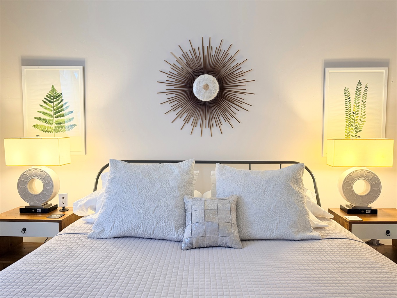 Comfort is a brand standard at The Urban Chalet - King bed with organic cotton lines, soft ambient lighting, and blackout shades designed for deep rest, and longer stays. 