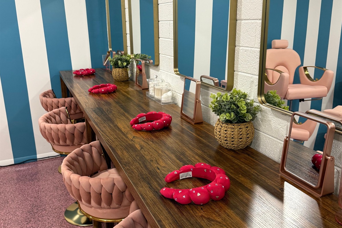 Dedicated Salon Style Vanity Space