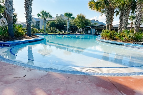 Zero entry now covered by sun shades perfect for littles and babies in Windmark community