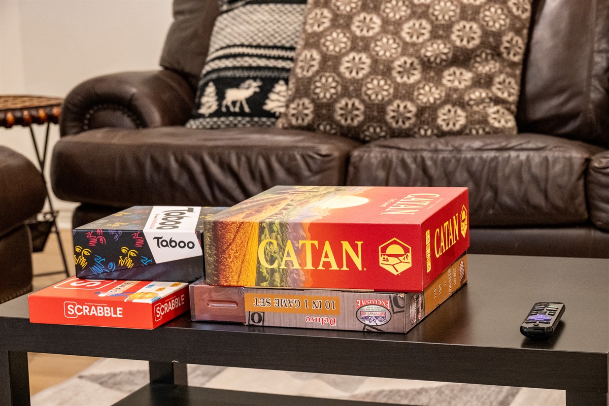 Games are in the rec room