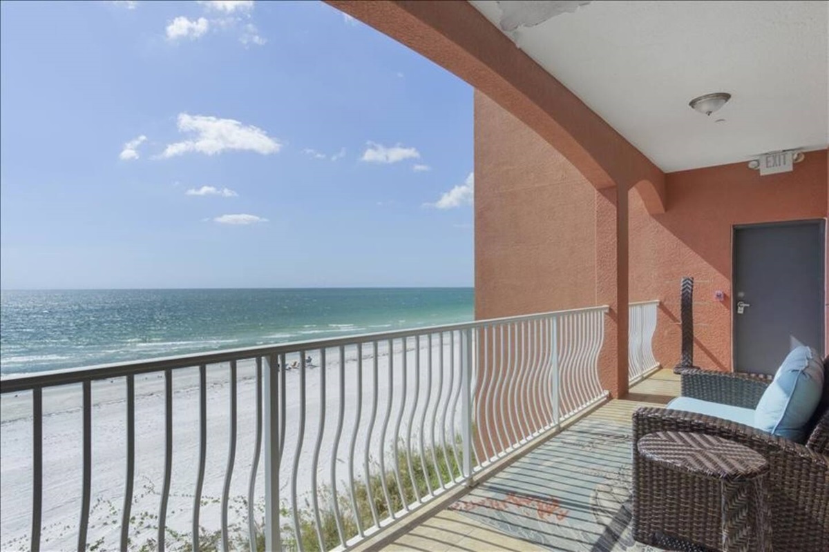 View from unit's private balcony