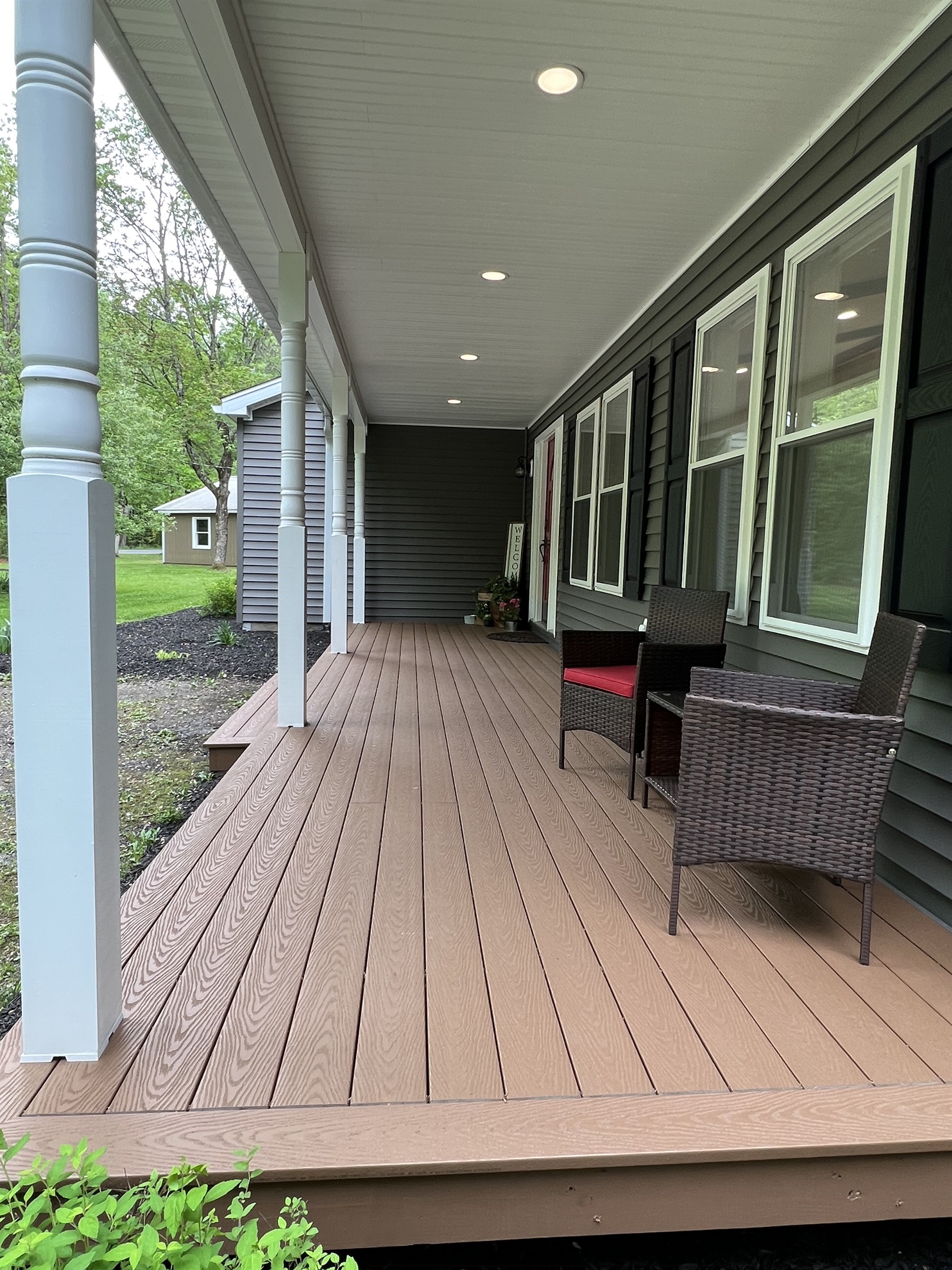 The Silliman House front porch