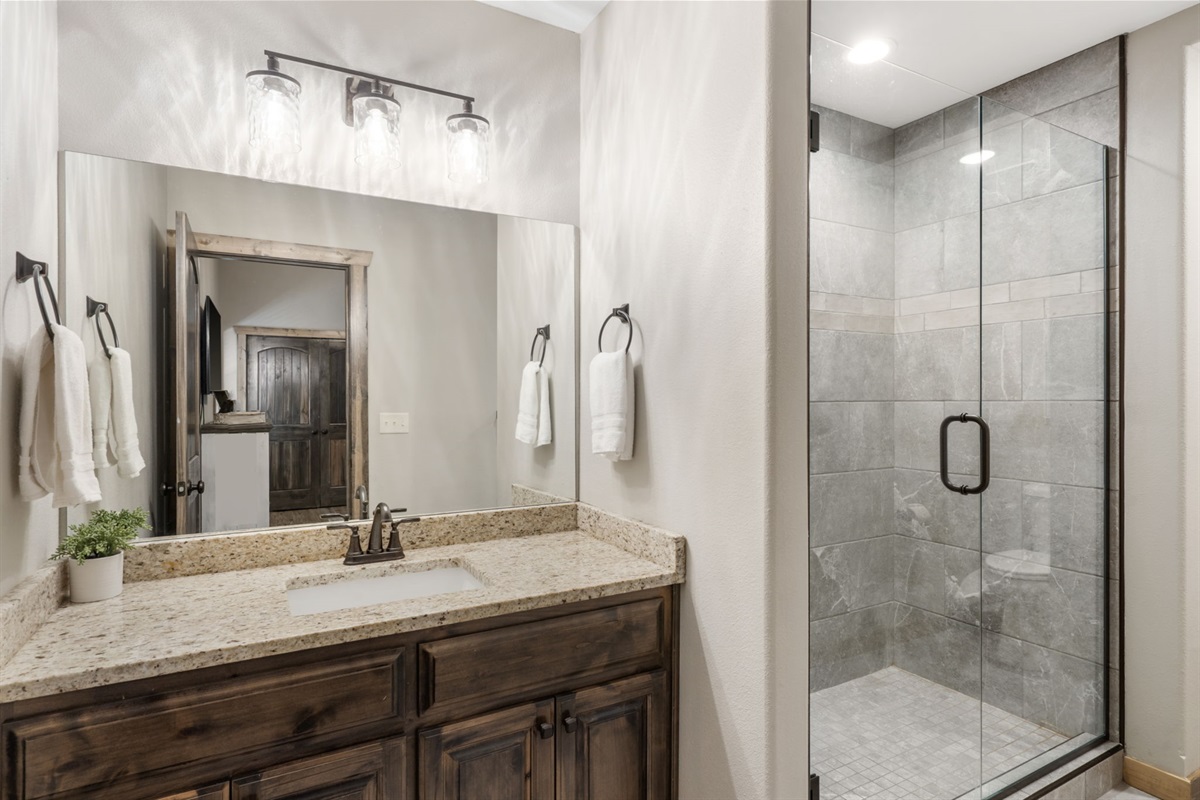lower level bathroom