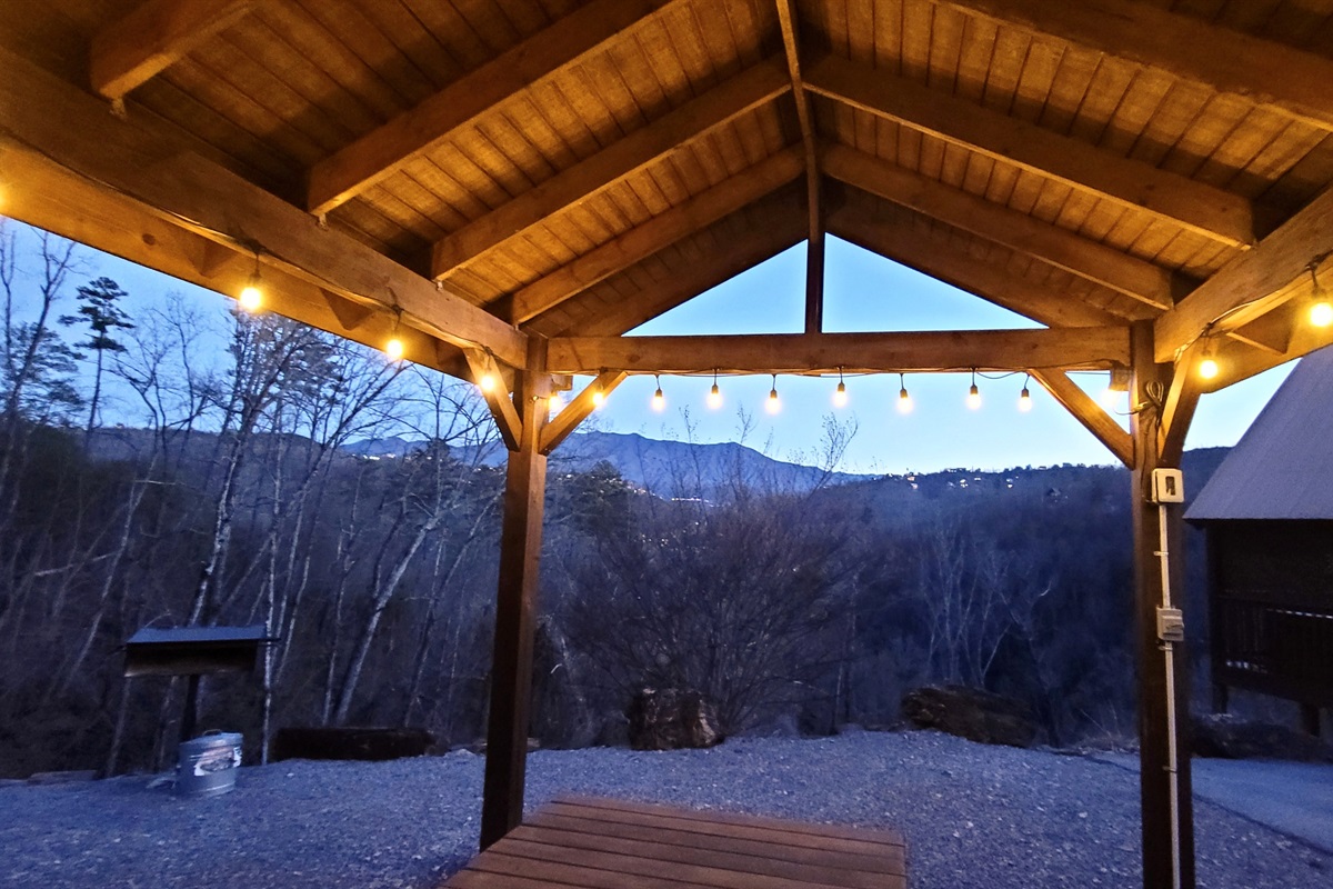 Private picnic pavilion