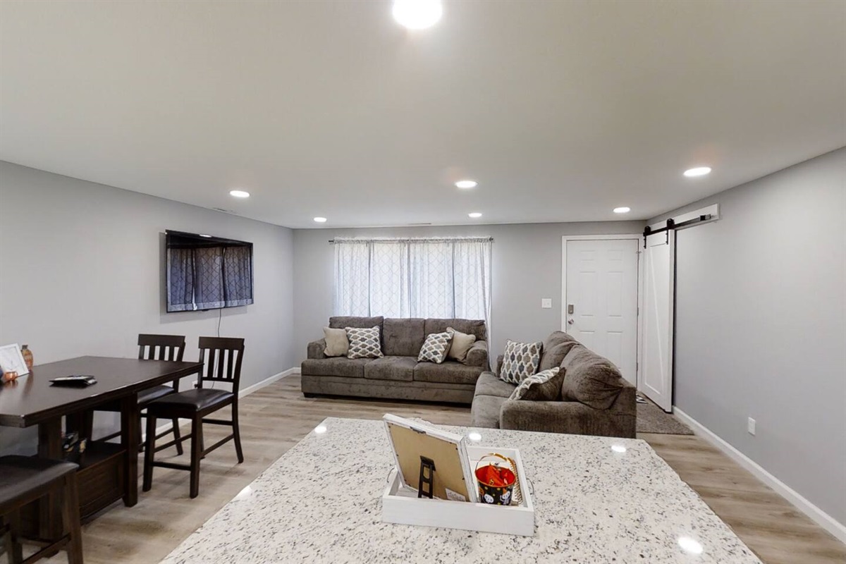 Open Concept to the Living Area