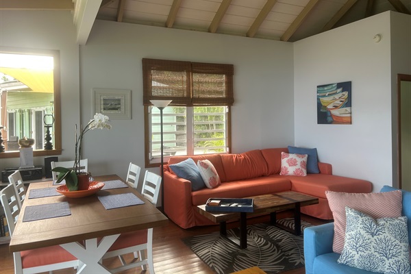 Open living/dining area.