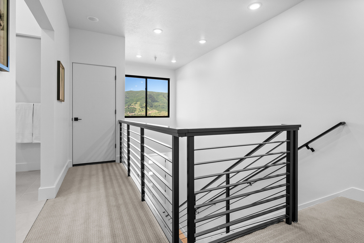 Open upper landing adds to the home's spacious feel.
