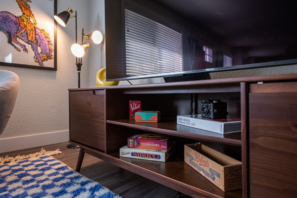 Games and things to do if you get bored of the game room (you won't)