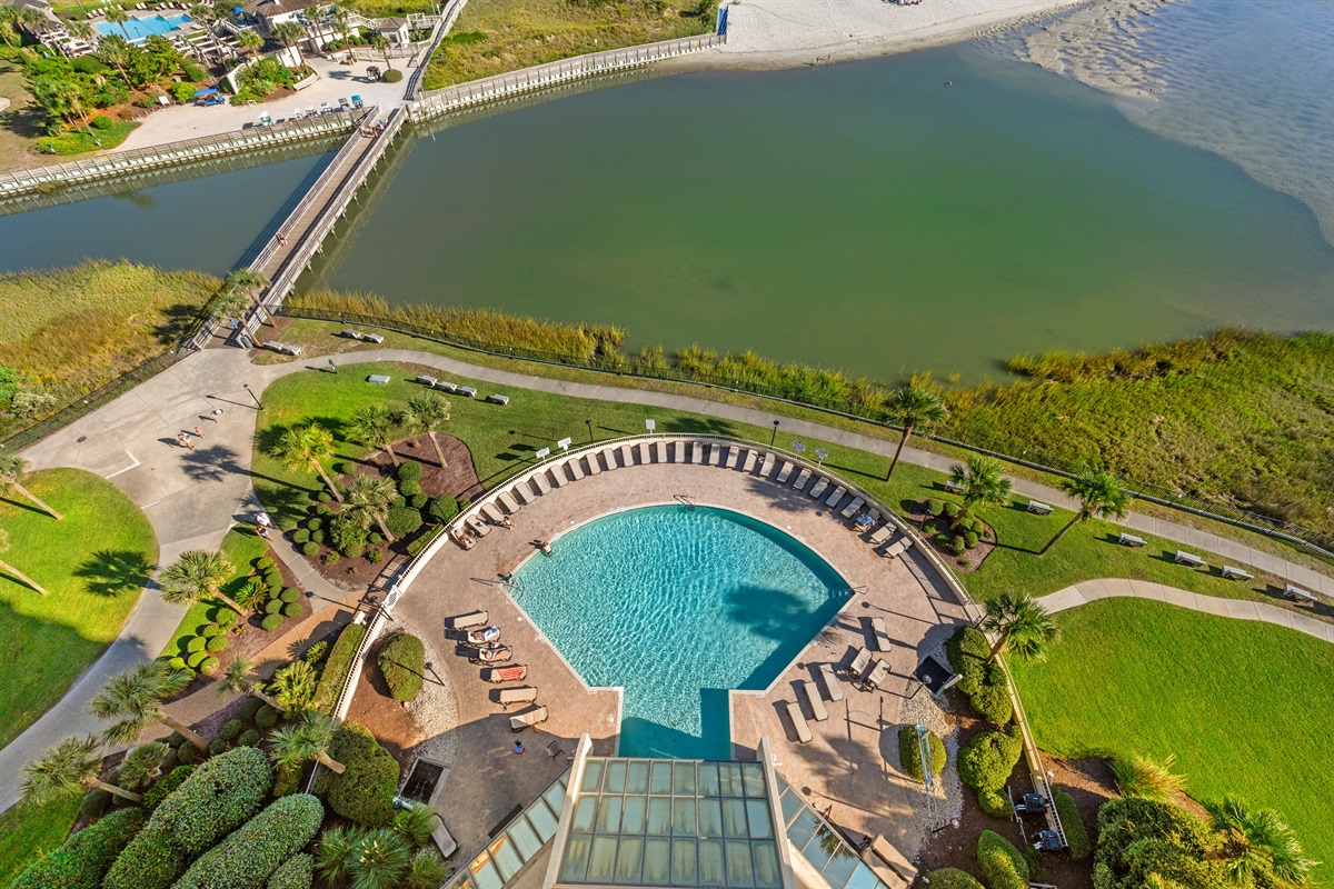 South Tower Pool, Swash, & Bridge