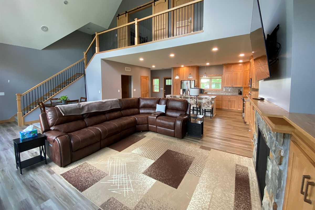 Open floor plan 