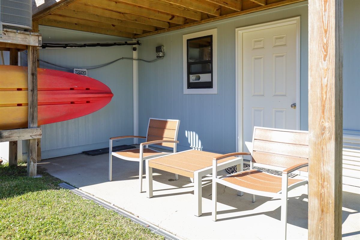 Back ground floor patio
