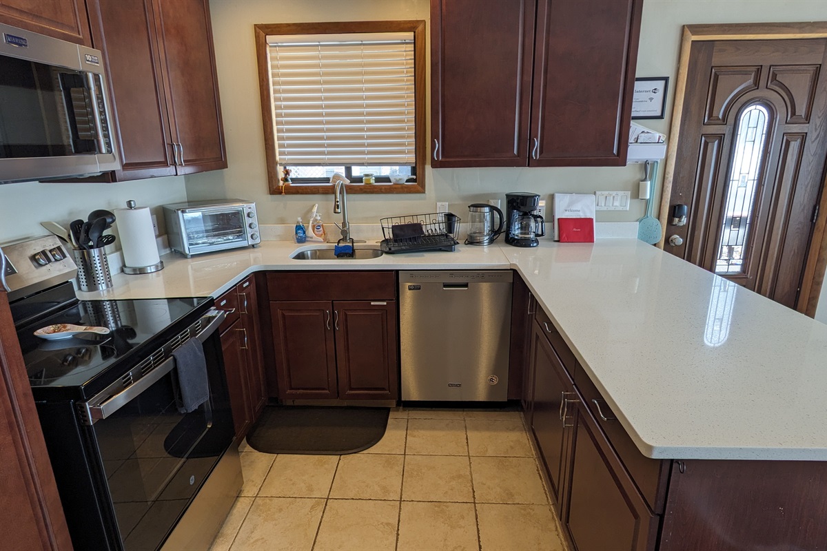 Well stocked kitchen