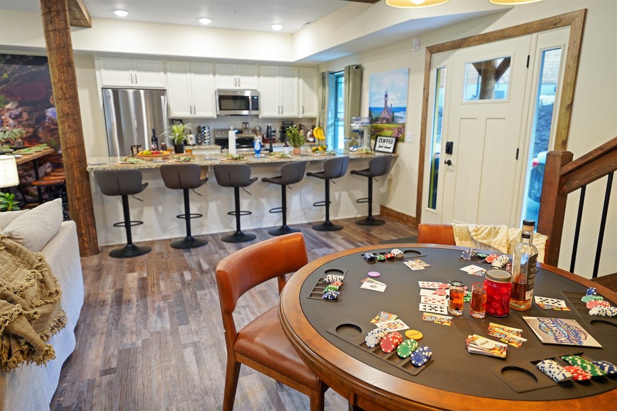 How about a friendly game of Texas Hold'em?  I say go all in!