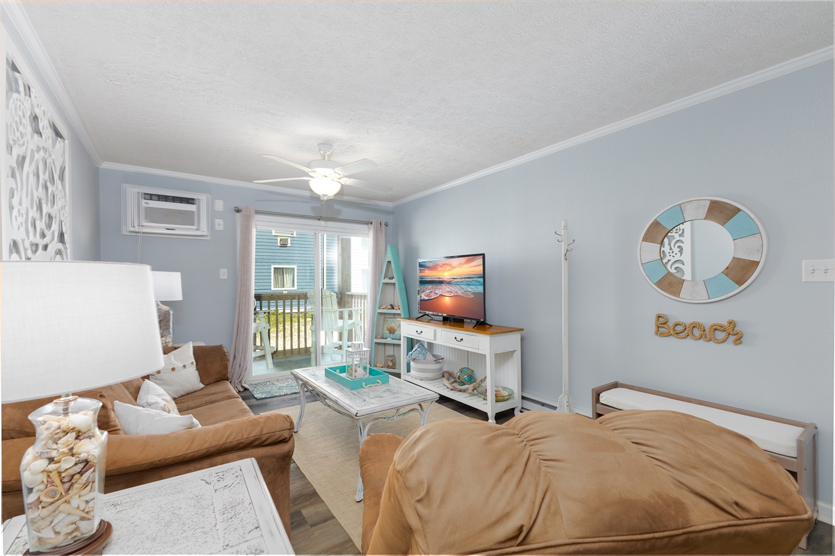 Cozy living room setup