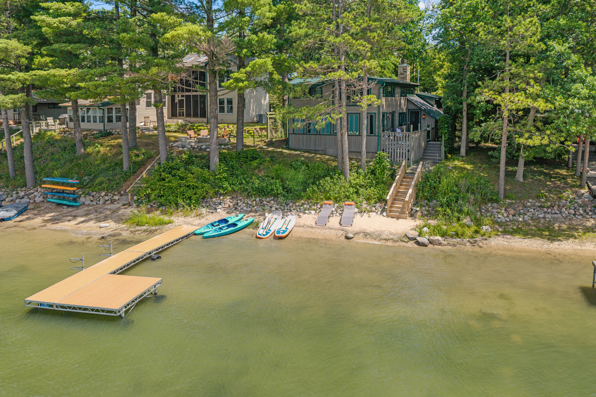 Spend your days swimming, fishing, or simply soaking up the sunshine from your spacious private pier.